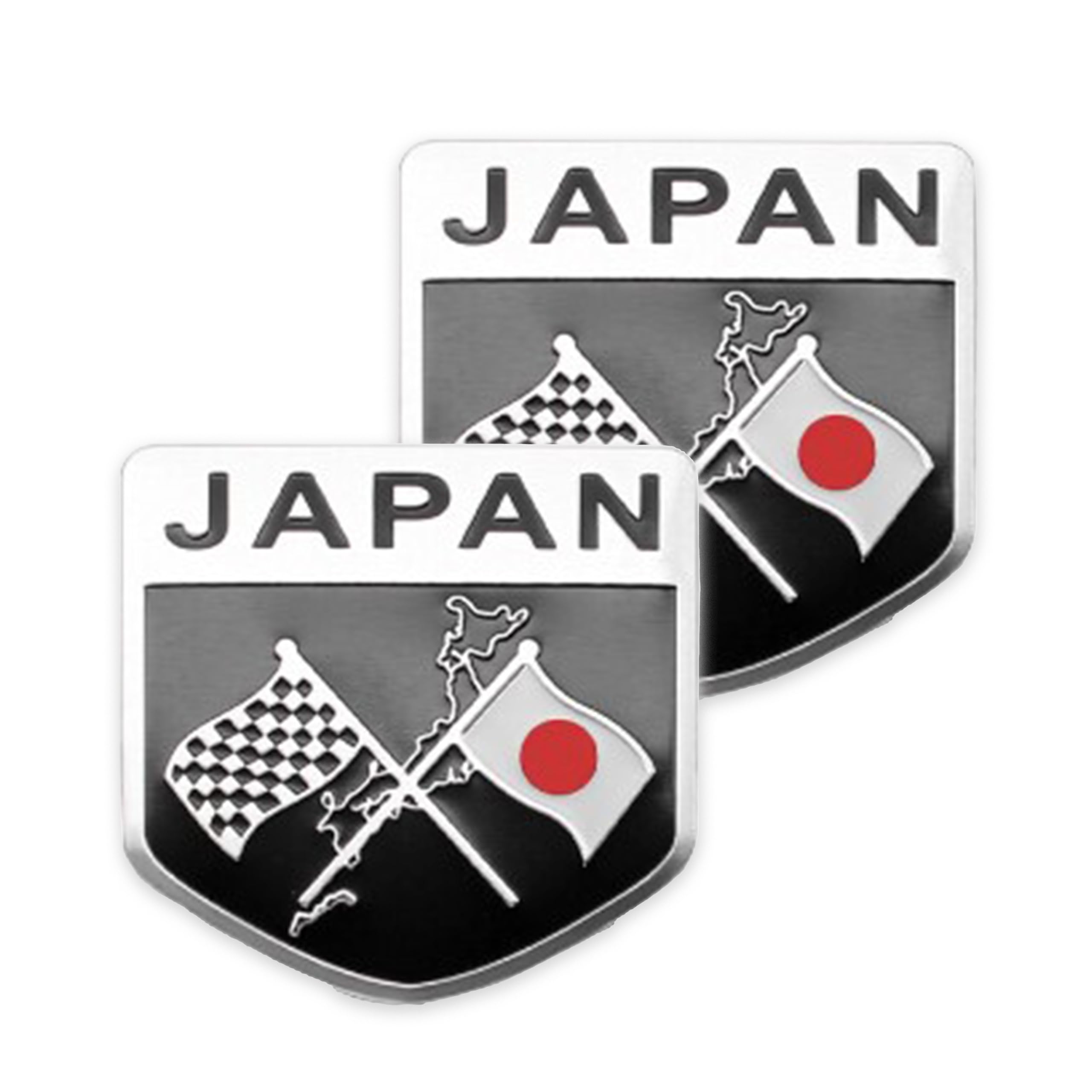 Amazon.co.jp: 【2枚セット】国旗ステッカー JDM 日本 日の丸 旧車
